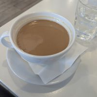 Vanilla almond milk latte at Le Peep Restaurant in Greenwood