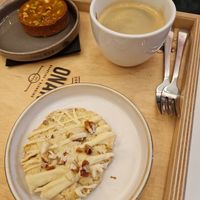 Dry hazelnut vegan cookie at Koffie Onan in Leuven