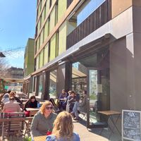 Exterior and entrance  at Le Fix in Geneva