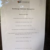   at Biergarten & Restaurant Altenburg in Bamberg