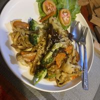   at Veggie's in Vang Vieng