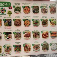 Menu page 1  at Veggie's in Vang Vieng