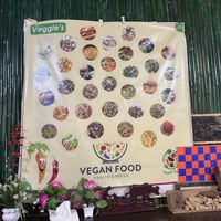 Decoration   at Veggie's in Vang Vieng