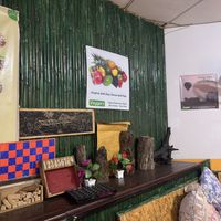 Inside  at Veggie's in Vang Vieng