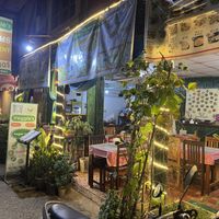 Outsidee  at Veggie's in Vang Vieng