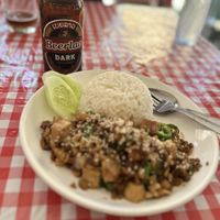   at Veggie's in Vang Vieng