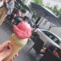 really good ice-cream at Gelateria No.7 in Budapest