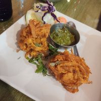Onion bhaji at Curry Palace in Javea