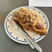 Blueberry and vanilla croissant   at Wilhelmina in Leamington Spa