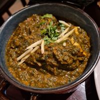 Vegan tofu palak at Leela Indian Restaurant  in Bergen