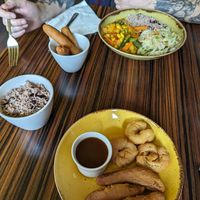 Our full meal at St Mary's Kitchen in Bristol