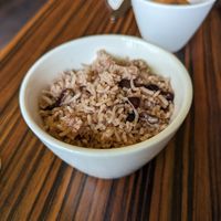 Rice and peas at St Mary's Kitchen in Bristol