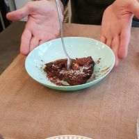 Gluten-free Chocolat cake at Carmen Ragosta in Paris