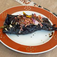 Roll w/vegetables at Carmen Ragosta in Paris