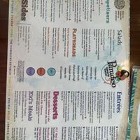 Menu  at Paradiso 37 in Orlando