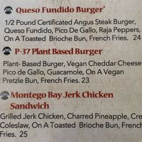 Plant Based Burger  at Paradiso 37 in Orlando