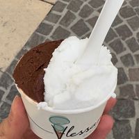 Chocolate and coco  at Alessandro Glacier in La Ciotat