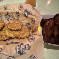 tostones and sweet plantains  at Habana Outpost in New Orleans
