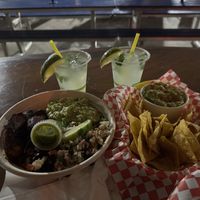 Vegan bowl and Mojitos   at Habana Outpost in New Orleans