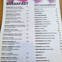 Menu Oct 2023 at Coffee Staines in Beechworth