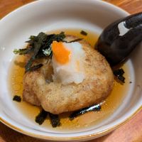 The fried tsukune - super yum! at Hokusai in Fukuoka