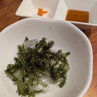 Umibudo seaweed - okay at Hokusai in Fukuoka