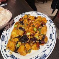 Kung Pao aubergine   at Sichuan Restaurant in Amsterdam