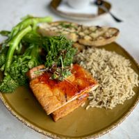 Chili Glazed Grilled Tofu and Plant-Based Sides   at Urban Plates in Manhattan Beach