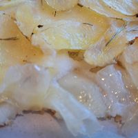 Vegan potato-pizza at Pizzeria Pazzo Pachino in Terni