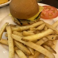 Plant based burger  at Ghillie Dhu in Edinburgh