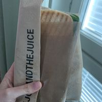 Vegan avocado sandwich   at Joe & The Juice in Helsinki