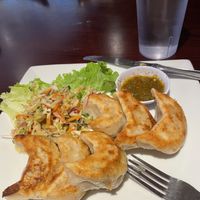 Missing a few dumplings that I ate 😉  at Tibetan Kitchen in New Haven