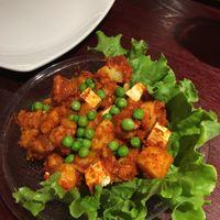 Spicy potato and tofu appetizer 👍🏻👍🏻 at Tibetan Kitchen in New Haven