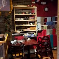 They have a small selection of Tibetan goods available for purchase by the register at Tibetan Kitchen in New Haven