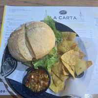 Hamburguesa Vegana   at La Tasca de Don José Plaza del Castillo in Pamplona