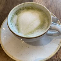 Matchachino mit Hafermilch  at oni & lu in Villingen-schwenningen