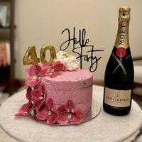 Beautiful custom vegan cake by Ruthie Roux Bakery!   at Ruthie Roux Bakery - Pop Up in Dayton