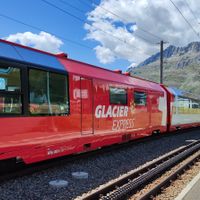 Glacier express at Glacier Express - Excellence Class in Zermatt