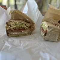 Vegan sandwich for the day  at Island Savoy Market in Alameda