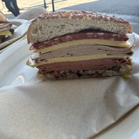 Half a vegan sandowich  at Island Savoy Market in Alameda