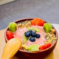 Raspberry is so good, amazing bowl, highly recommendation at Smoothie Lab in Ho Chi Minh City