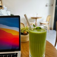 Pineapple & The Forest is an amazing smoothie I've ever had at Smoothie Lab in Ho Chi Minh City