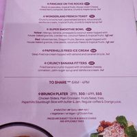 Breakfast Menu - September 2024 at Paperhills in Kintamani
