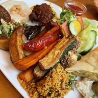 Vegan Mix Plate  at Za'atar Falafel in Berlin