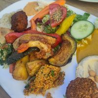 So many options to start at Za'atar Falafel in Berlin
