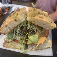 Ultimate Burger & Fries at Peacefood Cafe - Downtown in New York City