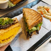 Japanese Pumpkin Sandwich at Peacefood Cafe - Downtown in New York City
