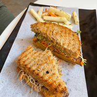 Miso Tahini Sprout Tempeh Sandwich  at Peacefood Cafe - Downtown in New York City