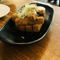 Gorgeous chickpea fries- so flavoursome! at Peacefood Cafe - Downtown in New York City