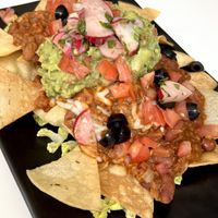 Nachos- delicious!!  at Peacefood Cafe - Downtown in New York City